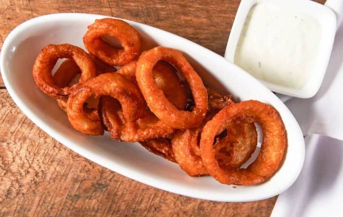 Order Beer Battered Onion Rings food online from Zeppe's Pizzeria-Highland Hts store, Cleveland on bringmethat.com