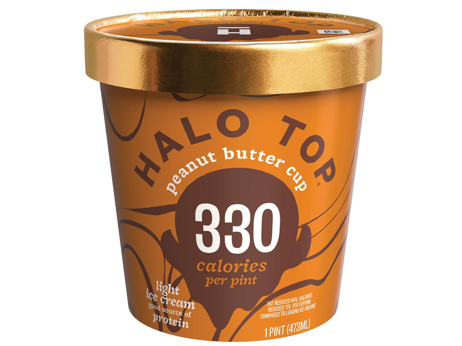Order Halo Top Peanut Butter Cup Pint food online from The Ice Cream Shop store, Phoenix on bringmethat.com