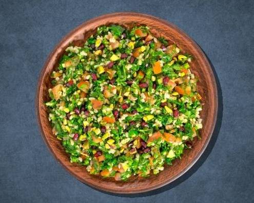 Order Parsley Tabouli Salad food online from Halal Buns store, North Olmsted on bringmethat.com