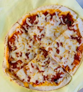 Order Pita Cheese Pizza food online from Bowl of Greens store, Phoenix on bringmethat.com