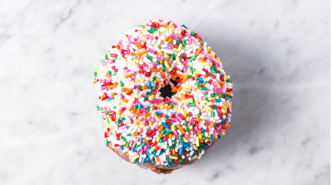 Order Gluten-Free Birthday Cake Sprinkles Donut food online from Do Rite Donuts & Chicken store, Chicago on bringmethat.com