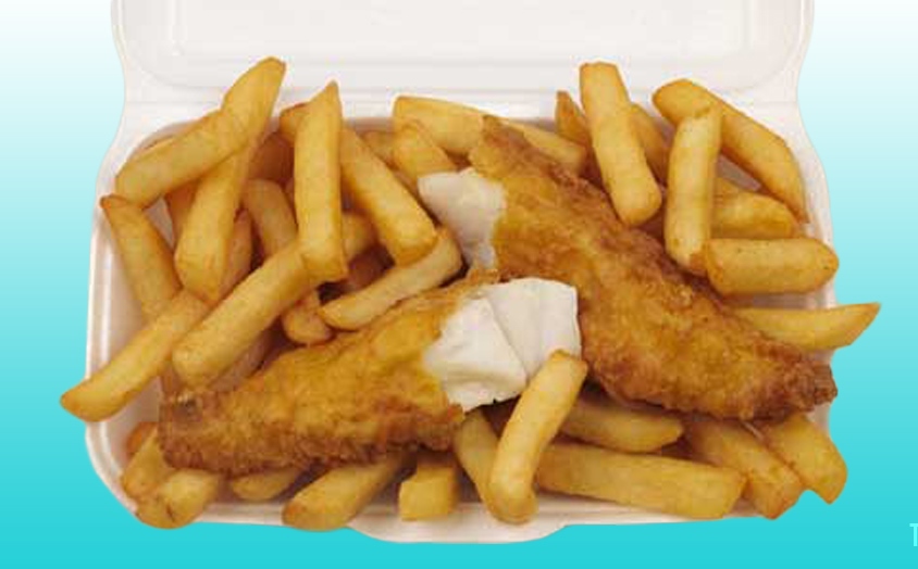 Order Fish and Fries Basket food online from Elicia's Pizza store, Saint Louis on bringmethat.com