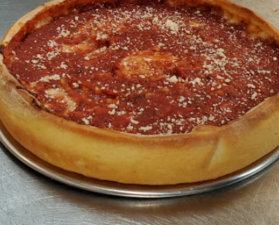 Order Personal 10” Deep Dish Pizza food online from Windmill Grille store, Batavia on bringmethat.com