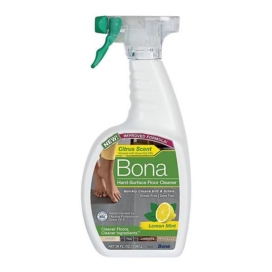 Order Bona® 36 oz. Hard-Surface Floor Cleaner in Lemon Mint Scent food online from Bed Bath & Beyond store, Daly City on bringmethat.com