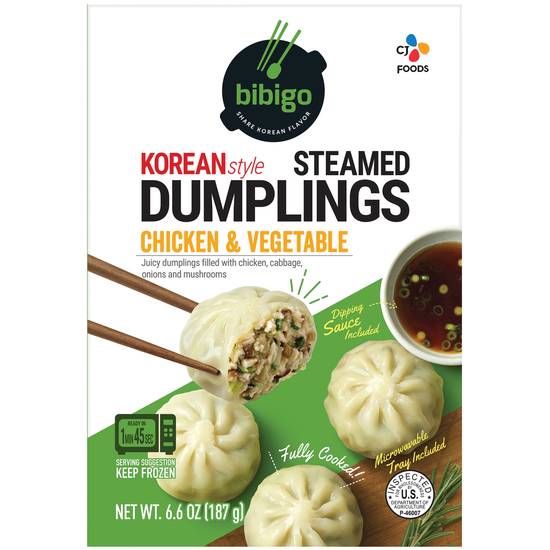 Order Bibigo Chicken & Vegetable Steamed Dumplings, 6.6 OZ food online from Cvs store, Killeen on bringmethat.com
