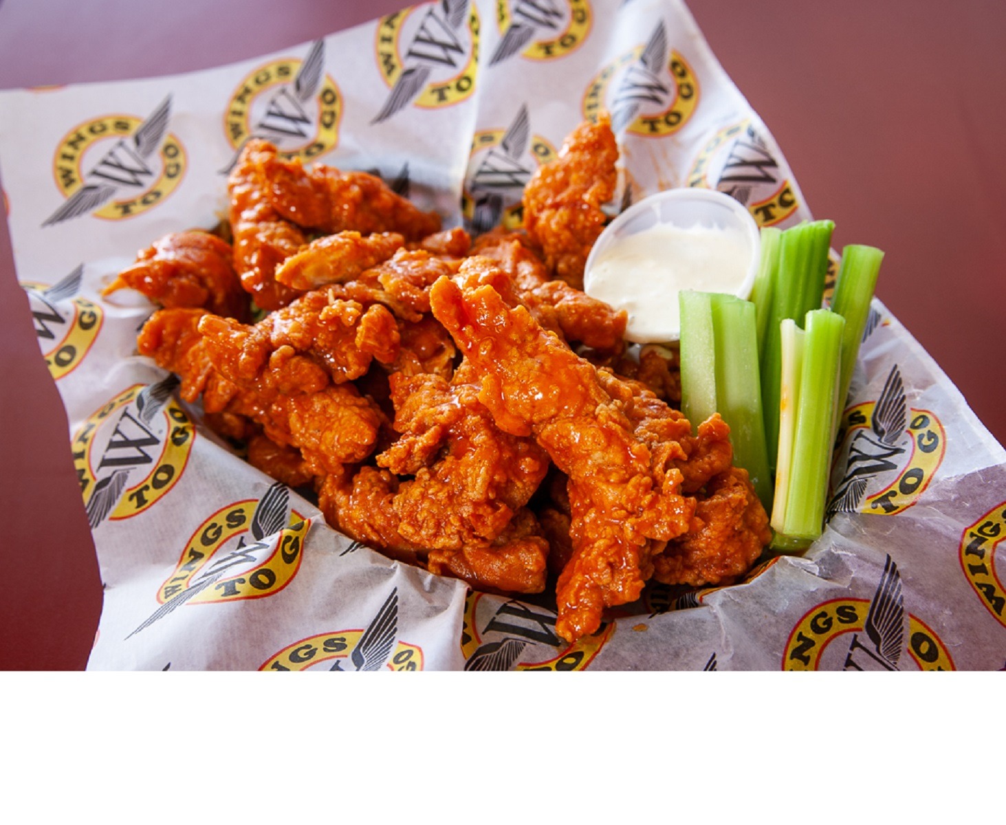 Order 40pc Boneless Wings food online from Wings To Go store, Feasterville on bringmethat.com