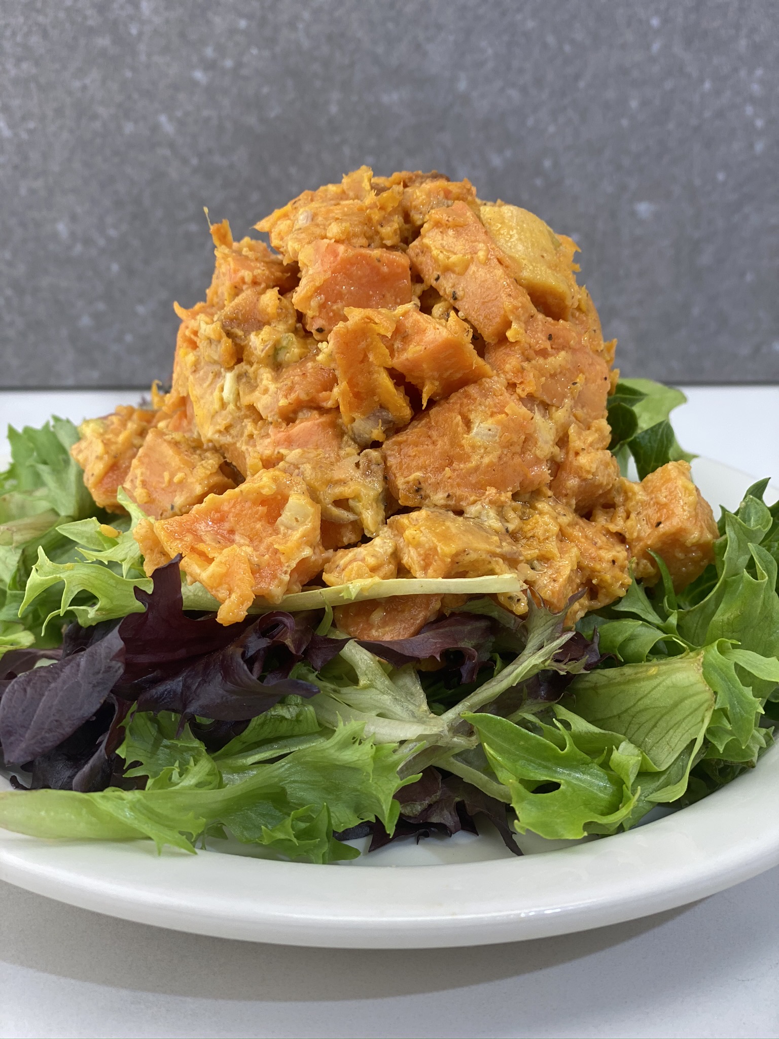 Order Sweet Potato Salad food online from Rolling Pin Cafe store, Westwood on bringmethat.com