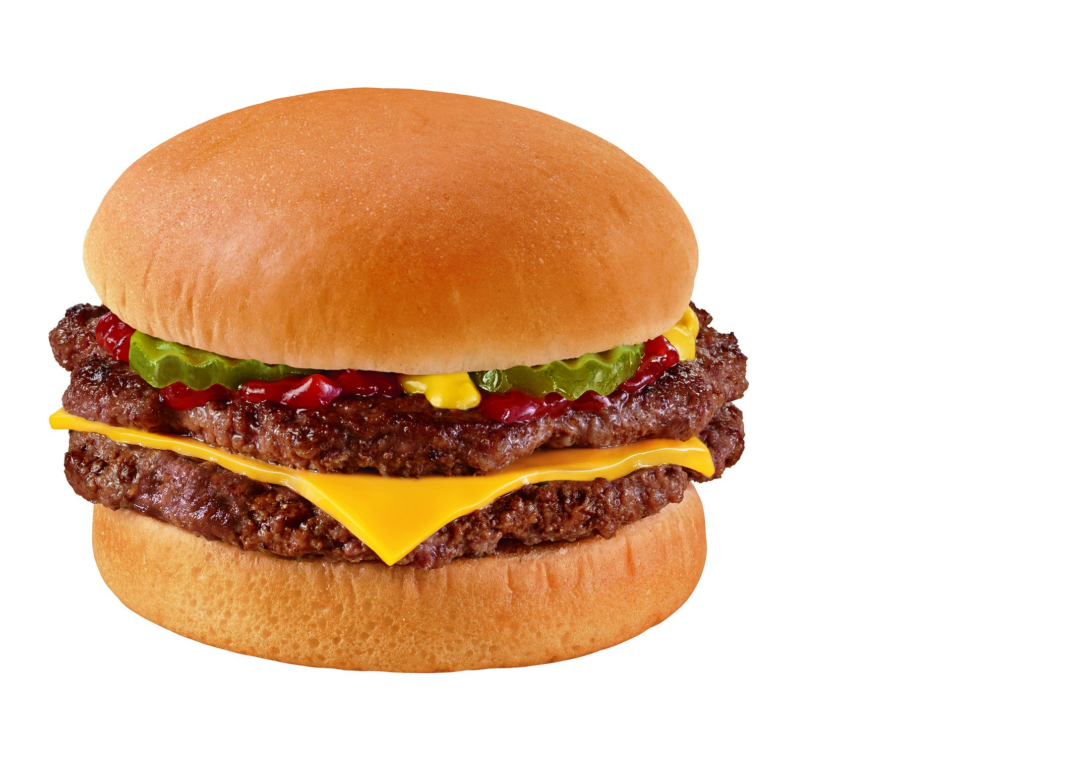 Order Original Cheeseburger 1/3lb* Double food online from Dairy Queen store, Sioux City on bringmethat.com