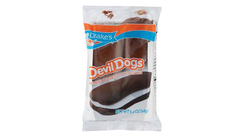 Order Drakes Devil Dogs - 2 Ct food online from Trumbull Mobil store, Trumbull on bringmethat.com