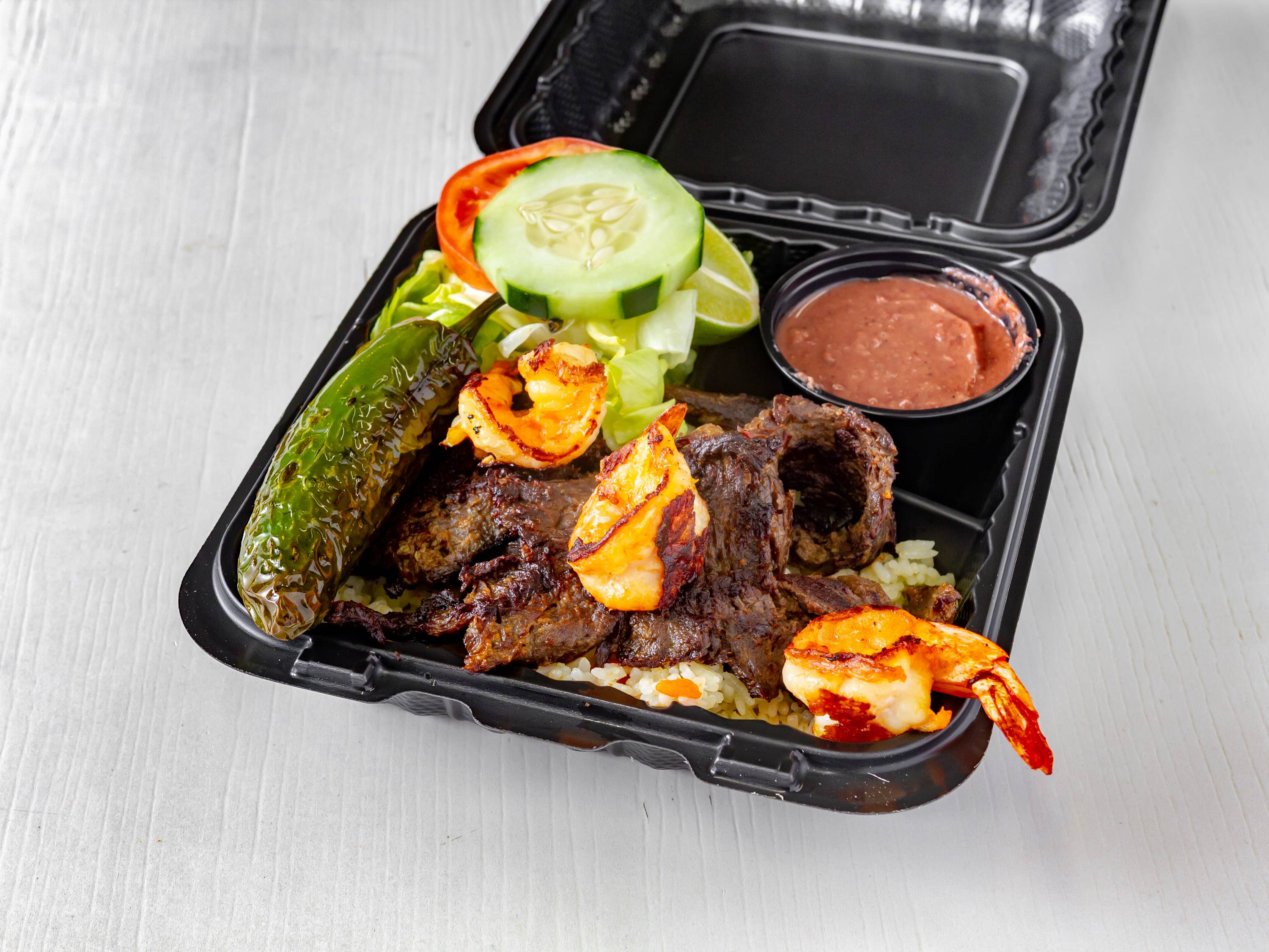 Order 7. Carne Asada Special food online from Diner Latino Pupuseria store, Middle River on bringmethat.com