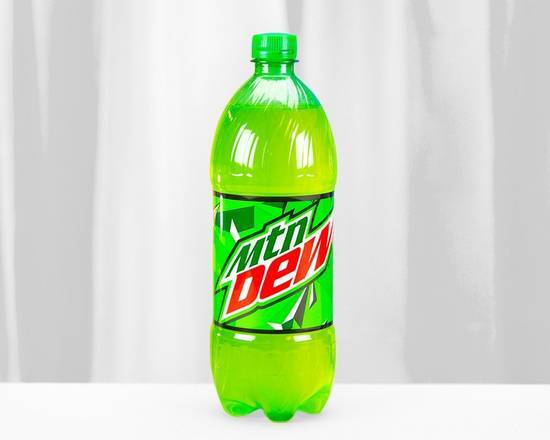Order Mountain Dew - 1 liter food online from Munchie Magic store, Snoqualmie on bringmethat.com