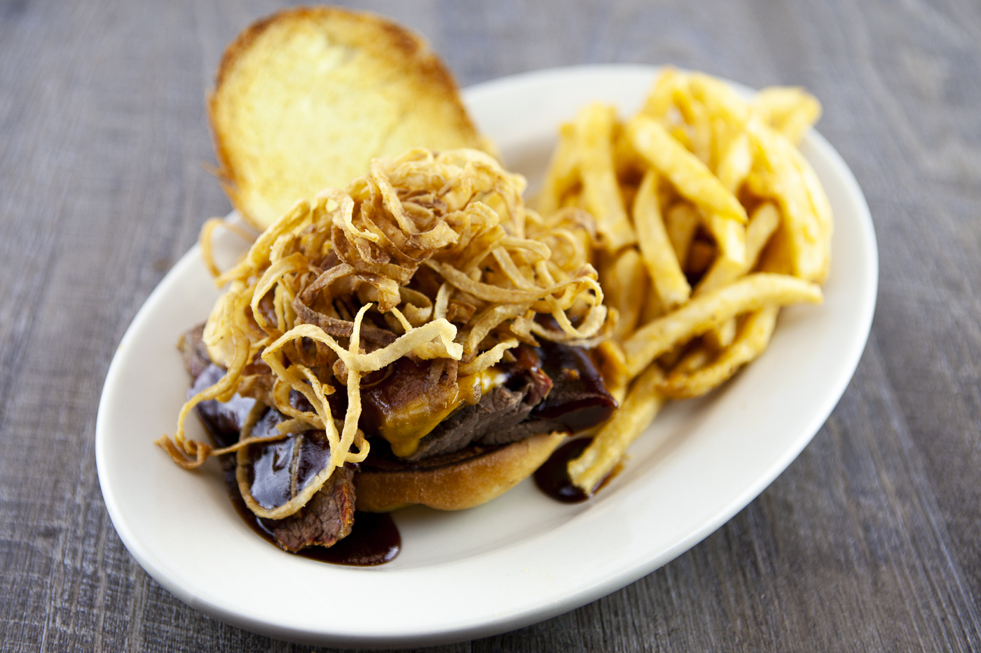 Order House Smoked Brisket Sandwich food online from Fitz's store, University City on bringmethat.com