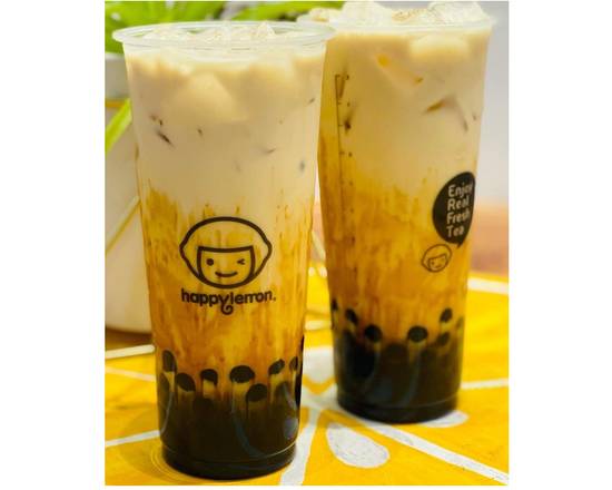Order A7. Brown Sugar Boba Milk Tea food online from Happy Lemon store, San Diego on bringmethat.com