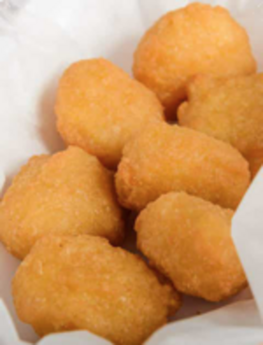 Order SIDE CORN NUGGETS. food online from Hook Fish & Chicken store, Baton Rouge on bringmethat.com