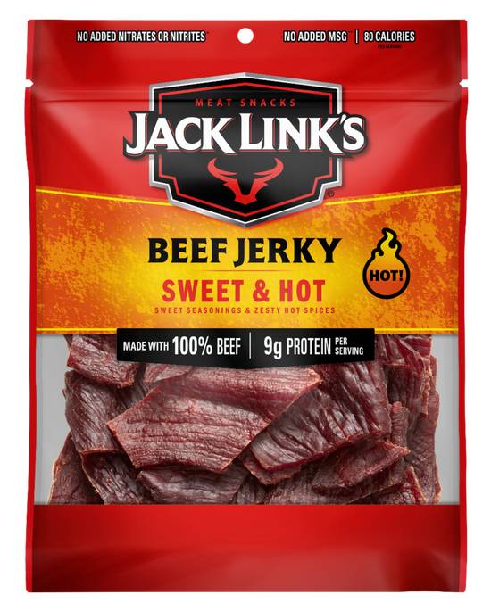 Order Jack Link's - Beef Jerky - Sweet & Hot food online from IV Deli Mart store, Goleta on bringmethat.com