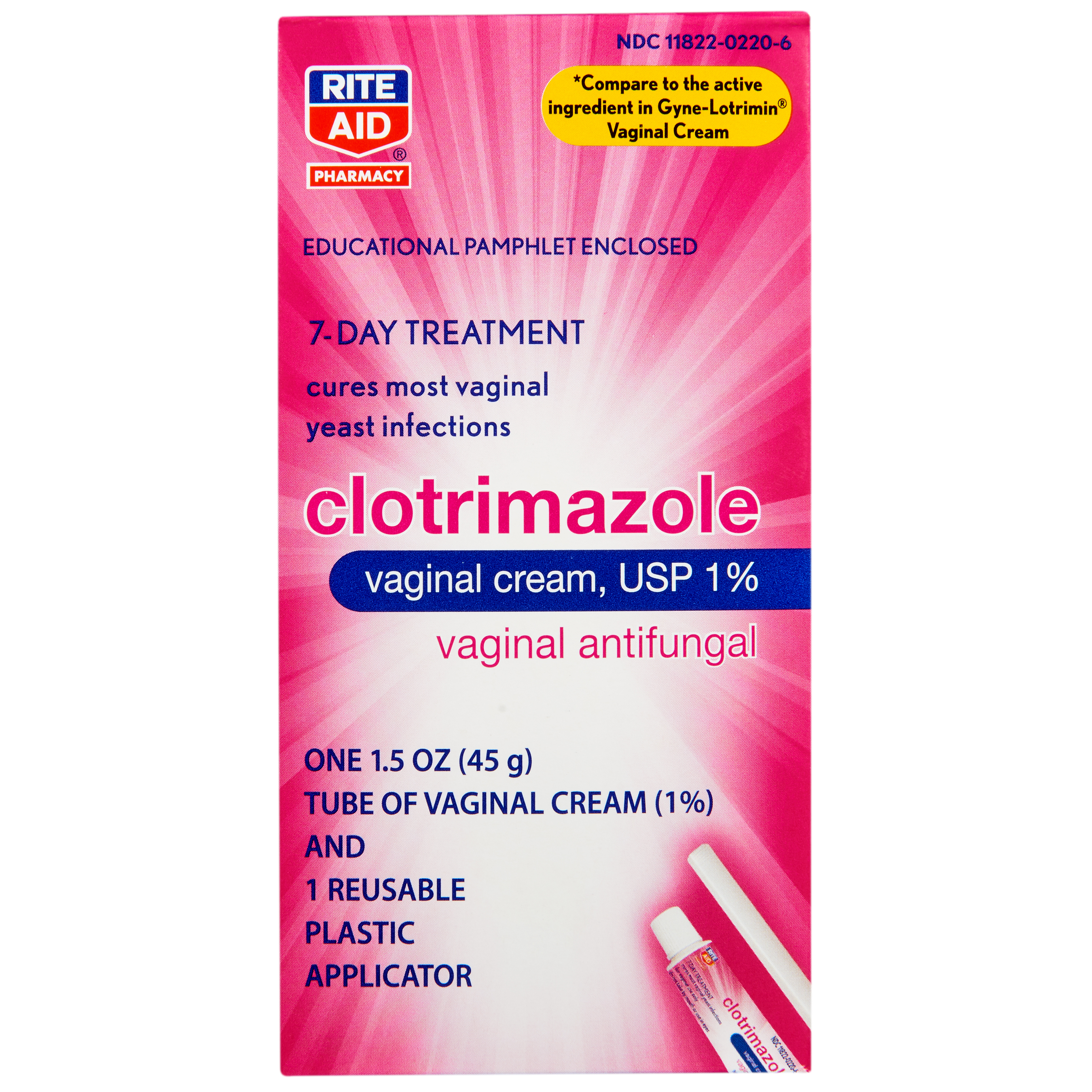 Order Rite Aid Brand Clotrimazole Vaginal Antifungal Cream, 7 Day Treatment food online from Rite Aid store, MILLER PLACE on bringmethat.com
