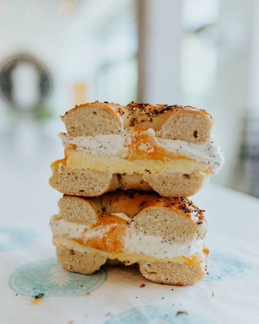 Order Cheesiest Egg Sandwich food online from Brekkie Shack store, Grandview Heights on bringmethat.com