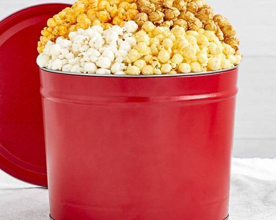 Order Special 2 Gallon Red Popcorn Tin food online from Ny Popcorn store, New York on bringmethat.com