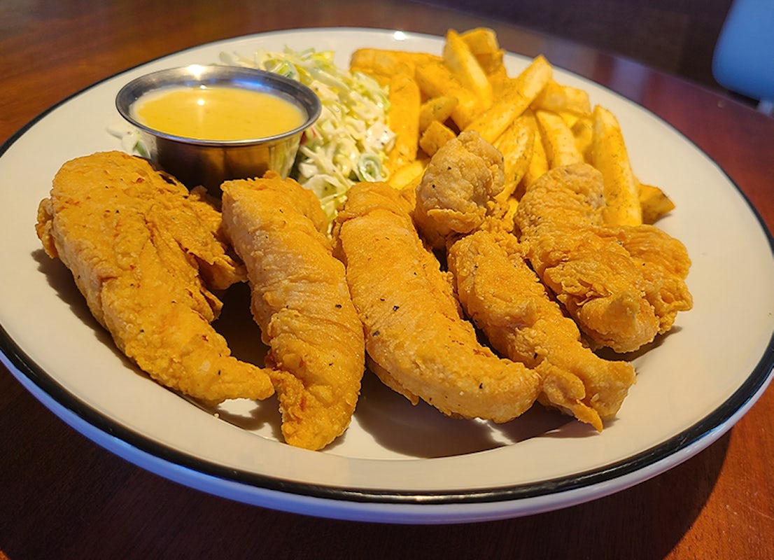 Order FRIED CHICKEN FINGERS PLATTER food online from 54th Street Grill and Bar store, Arnold on bringmethat.com