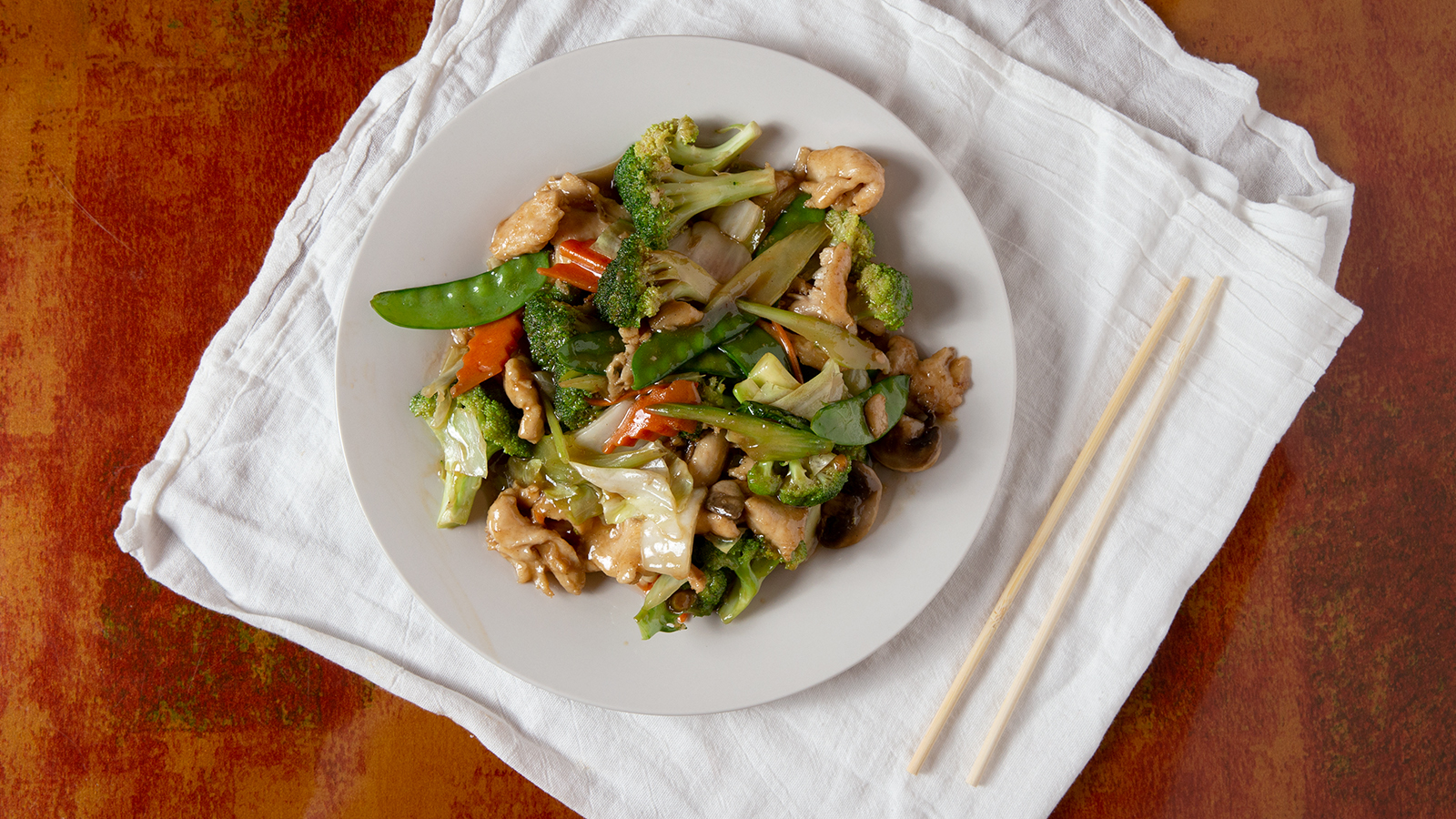 Order Chicken with Mixed Veggies /  雜菜雞 food online from Chow n' Joy store, Somerville on bringmethat.com