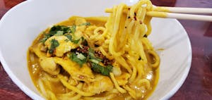 Order 42. Kao Soi Noodles food online from Miko Thai Kitchen store, Hudson on bringmethat.com