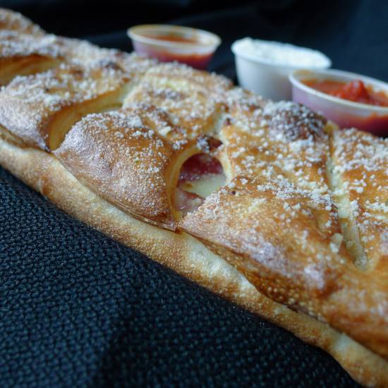 Order Pepperoni Roll Calzone food online from Eurogyro store, Canton on bringmethat.com