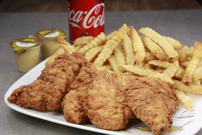Order 4pc Chicken Tender Combo  food online from Amazing Wings store, Stone Mountain on bringmethat.com