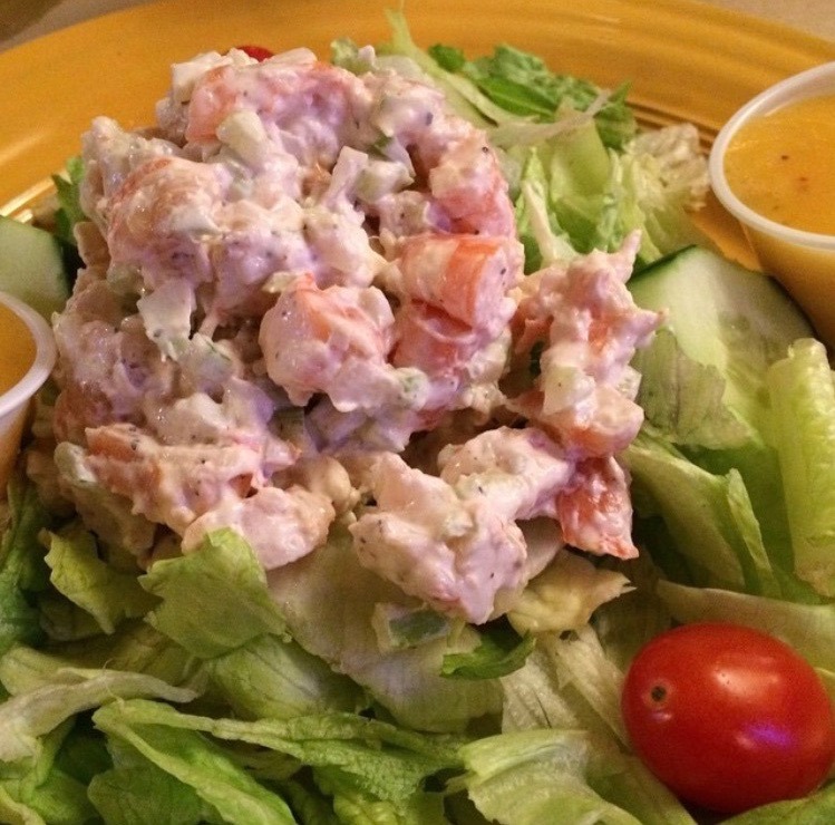 Order Shrimp Salad Sandwich food online from May Restaurant store, Frederick on bringmethat.com