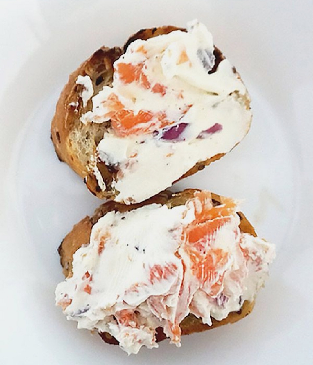 Order Bage/ Flagel with Lox Cream Cheese food online from Bagels & More store, Edgewater on bringmethat.com