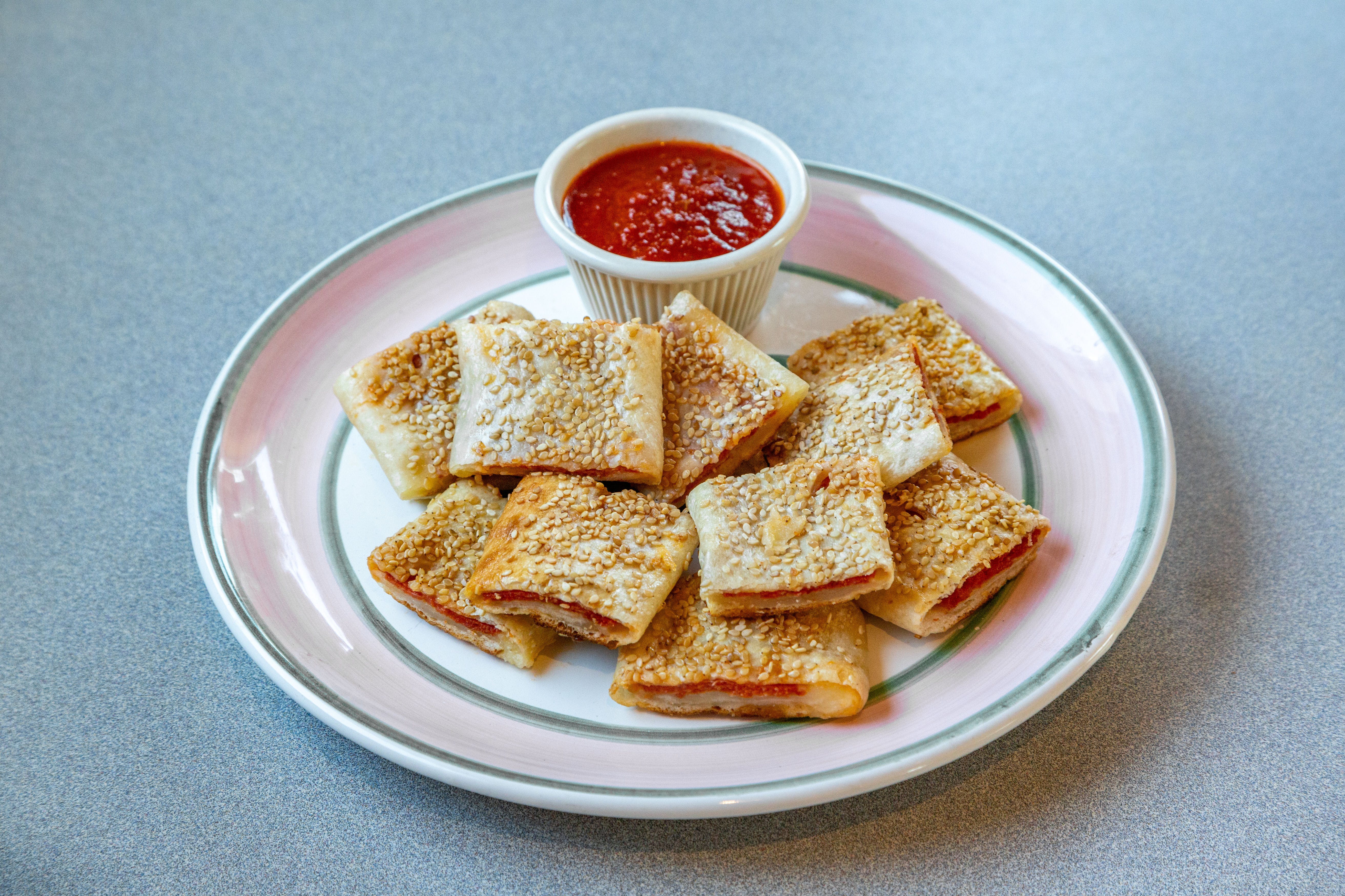 Order Pepperoni Chips - 6 Pieces food online from Pezzi Pizza store, Sea Cliff on bringmethat.com