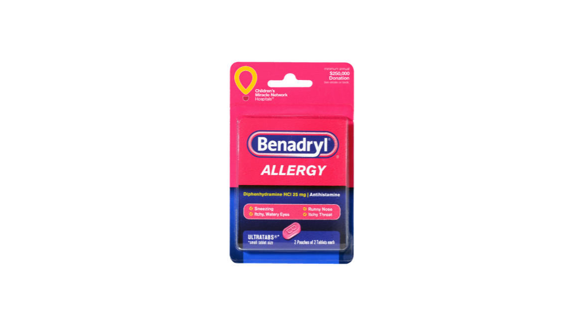 Order Benadryl Allergy 4 Ultratabs food online from Rebel store, Las Vegas on bringmethat.com