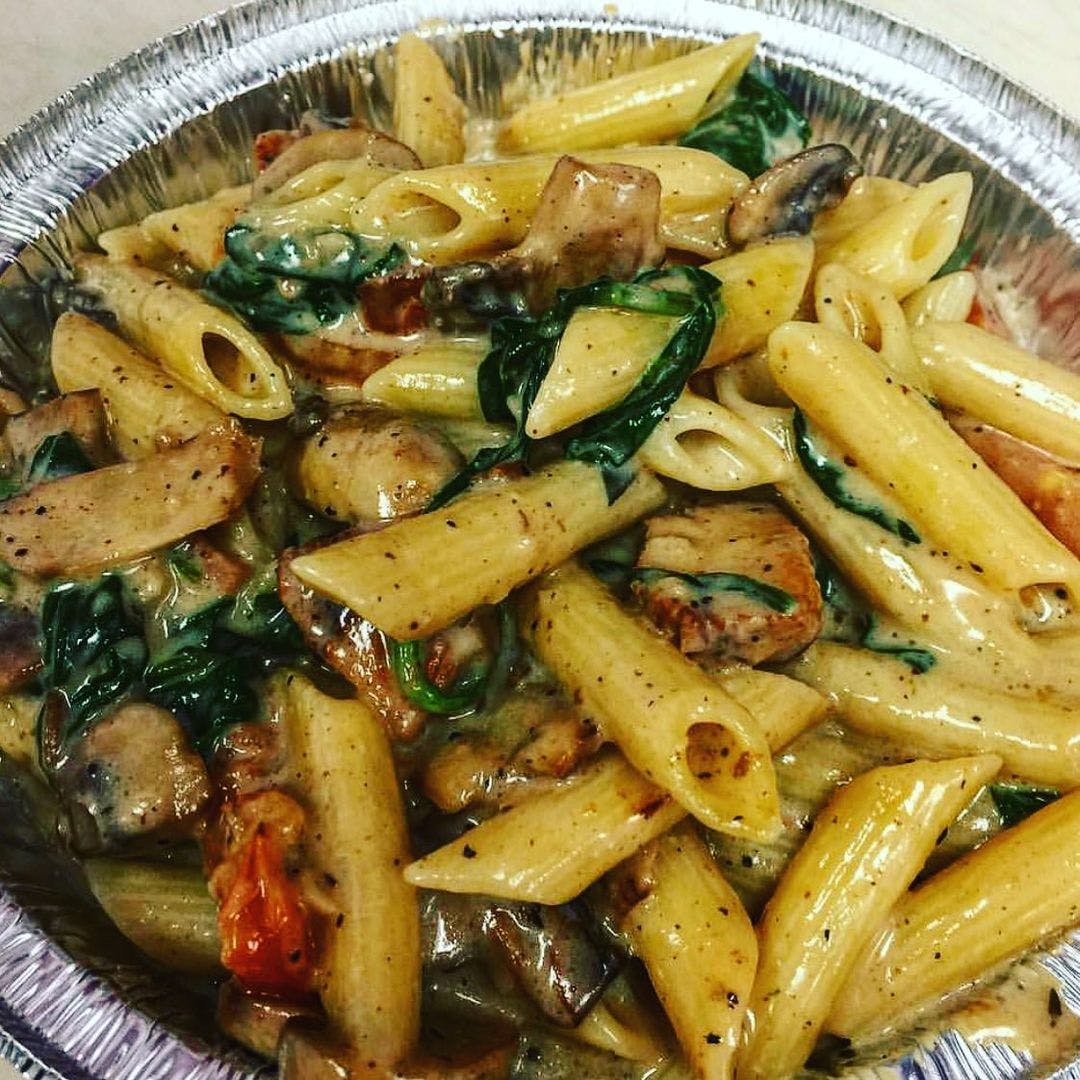 Order 11. Penne Marsala - For 1 Person food online from Verdugo Pizza store, Glendale on bringmethat.com