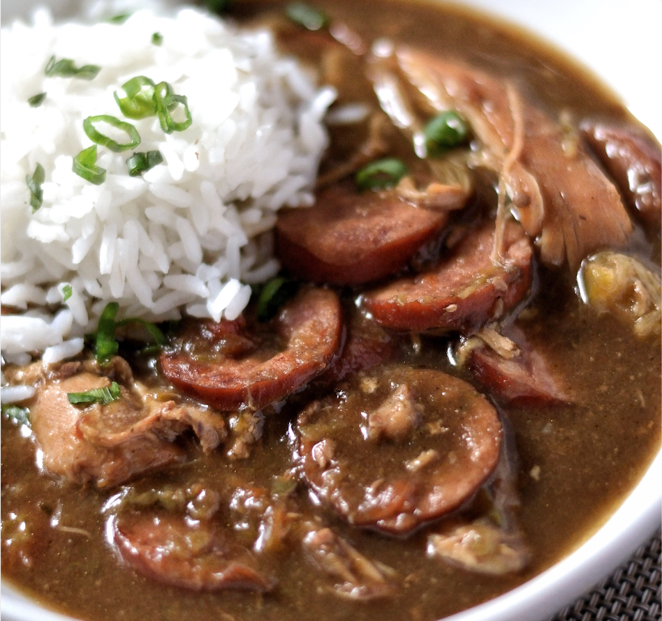 Order Chicken and Sausage Gumbo Soup food online from Cracking Crab store, Montrose on bringmethat.com