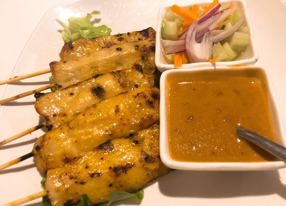 Order Chicken Satay food online from Amarin Thai Cuisine store, Lafayette on bringmethat.com