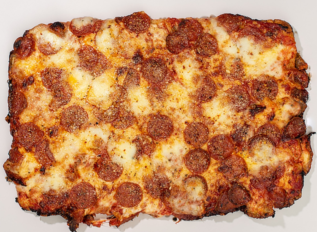 Order Sicilian Pepperoni Square Pizza food online from Wiseguy Pizza store, Arlington on bringmethat.com