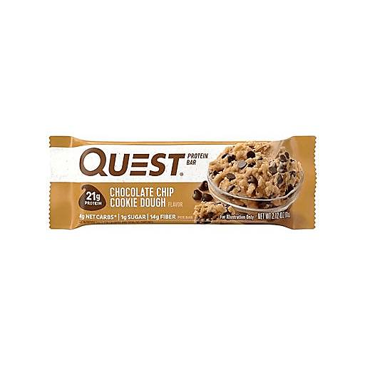 Order Quest Bar Chocolate Chip Cookie Dough  (2.12 OZ) 133952 food online from Bevmo! store, Pasadena on bringmethat.com