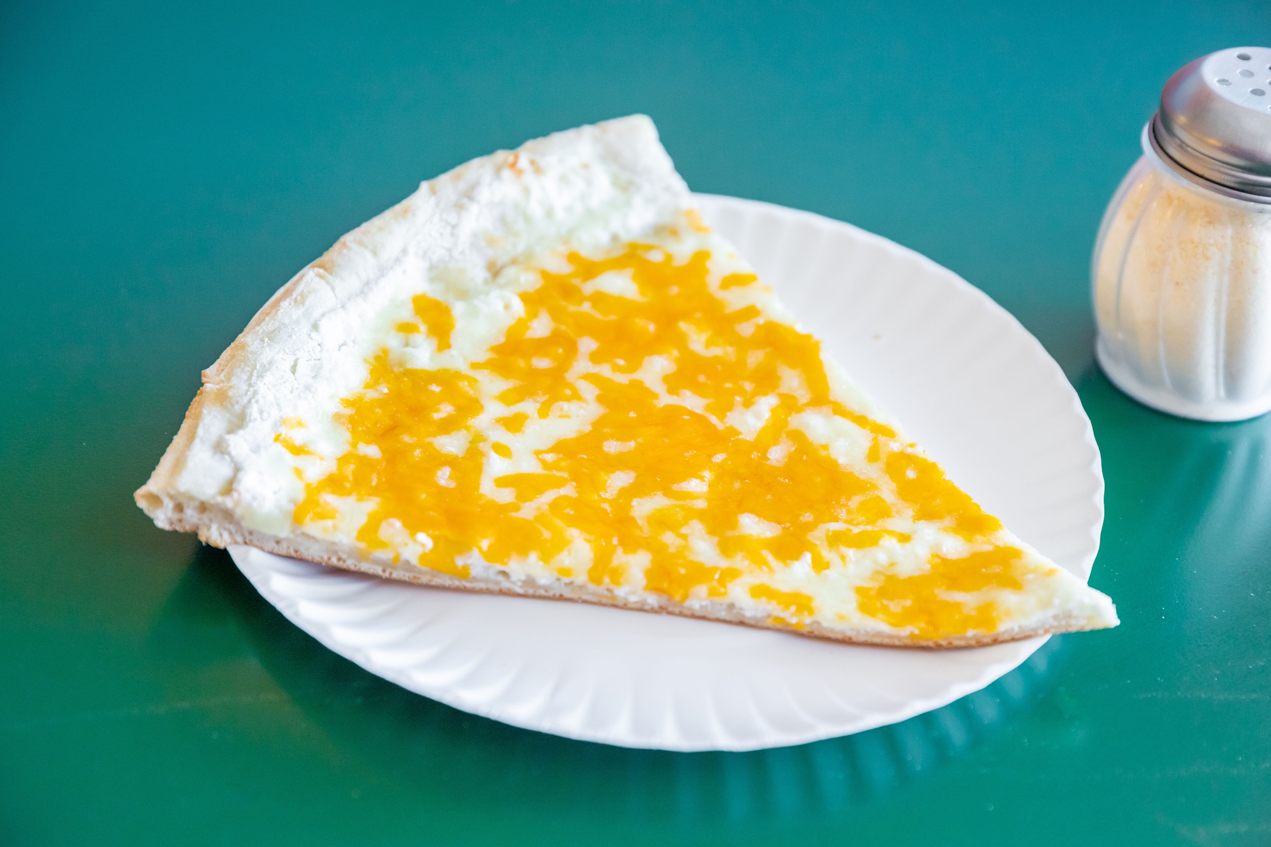 Order Four Cheese Pizza - Medium 14'' food online from Uncle Sal's Italian Villa store, Budd Lake on bringmethat.com