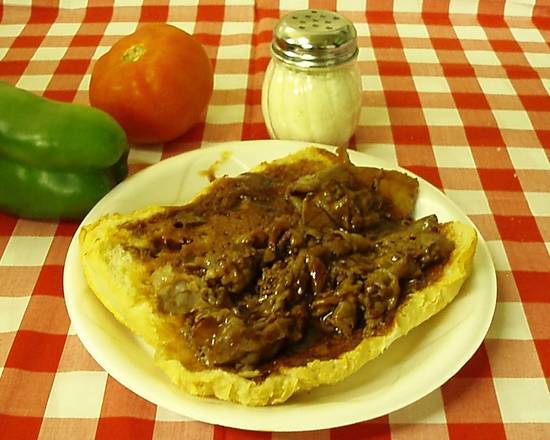 Order BBQ Beef Sandwich food online from Waldo Cooneys Pizza - 111th St. store, Chicago on bringmethat.com