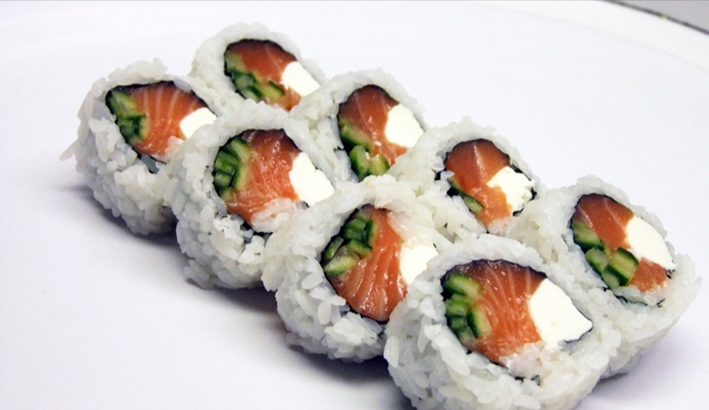 Order 3. Philly Roll food online from Mori Sushi store, Indianapolis on bringmethat.com
