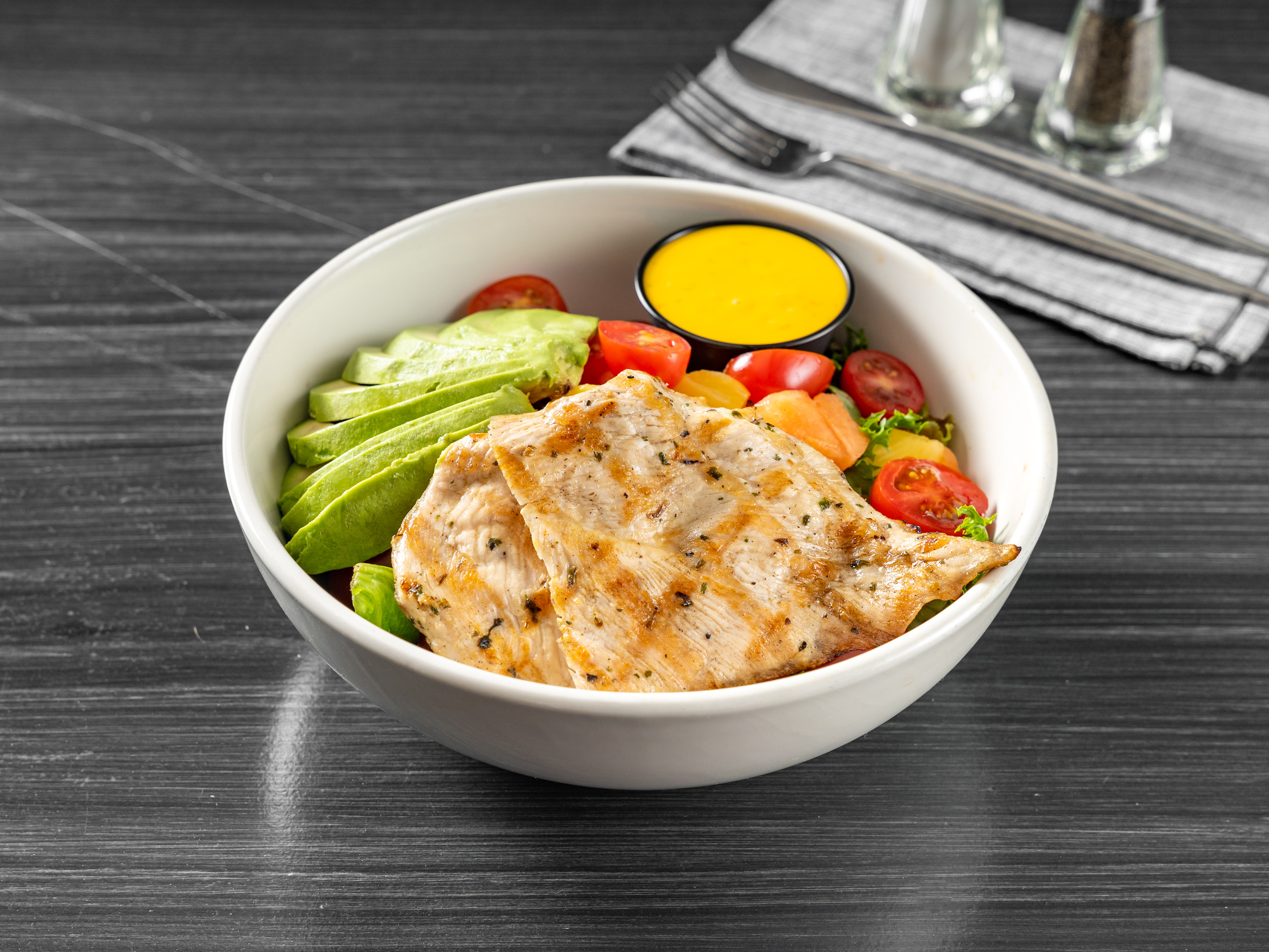 Order Chicken Avocado Salad food online from Mickey Spillanes store, Eastchester on bringmethat.com