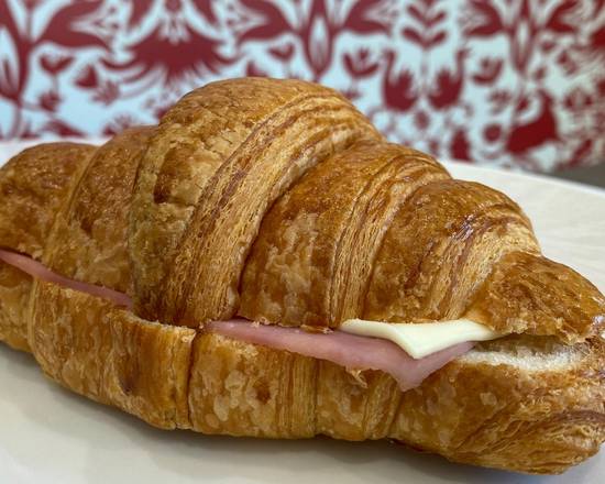 Order Ham and Cheddar Cheese Croissant food online from Twisted St. Cafe store, San Francisco on bringmethat.com