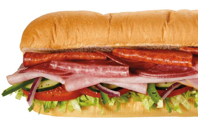 Order Spicy Italian 6 Inch Regular Sub food online from Subway store, Weatherford on bringmethat.com