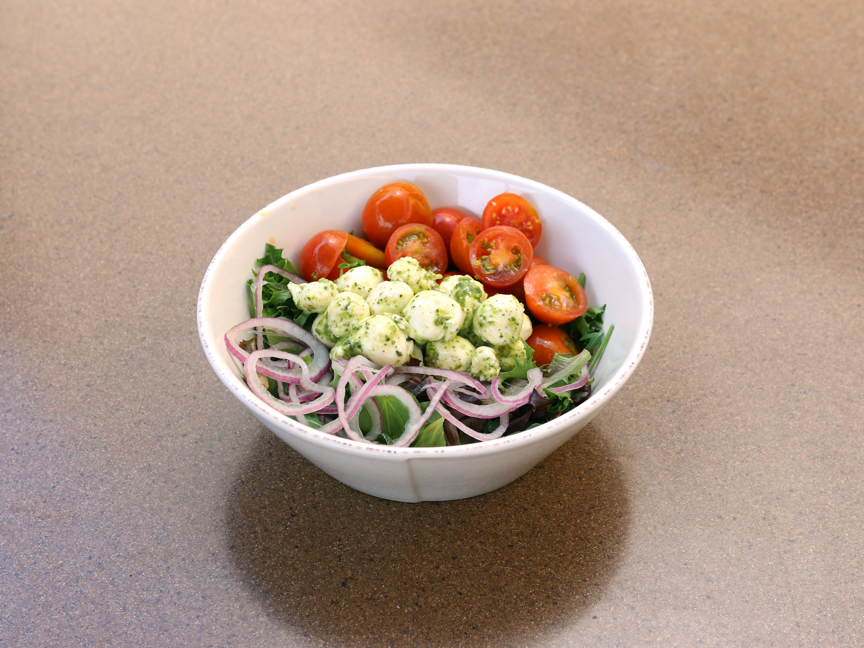 Order Tomato Mozzarella Salad food online from Tower 15 Pizzeria store, Huntington Beach on bringmethat.com