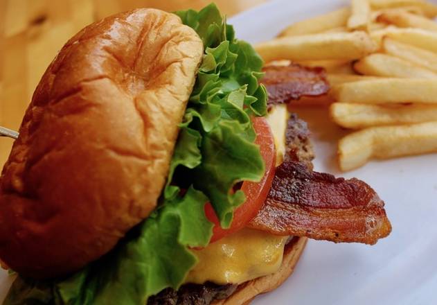 Order Bacon Cheese Burger food online from Jack's Grill store, Ithaca on bringmethat.com