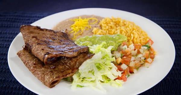 Order 15. Carne Asada Plate food online from Federico's Mexican Food store, Phoenix on bringmethat.com