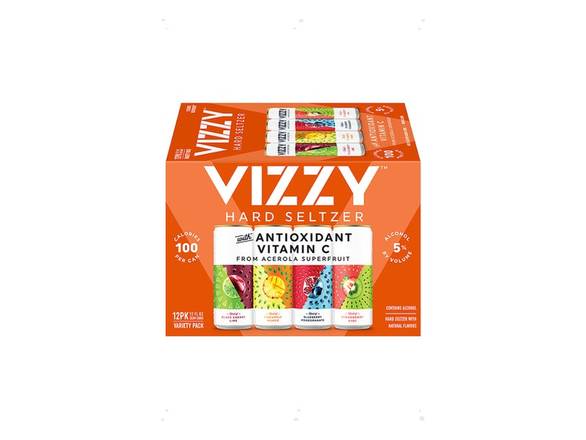 Order Vizzy Hard Seltzer Variety Pack - 12x 12oz Cans food online from Zest Market & Liquor store, Phoenix on bringmethat.com