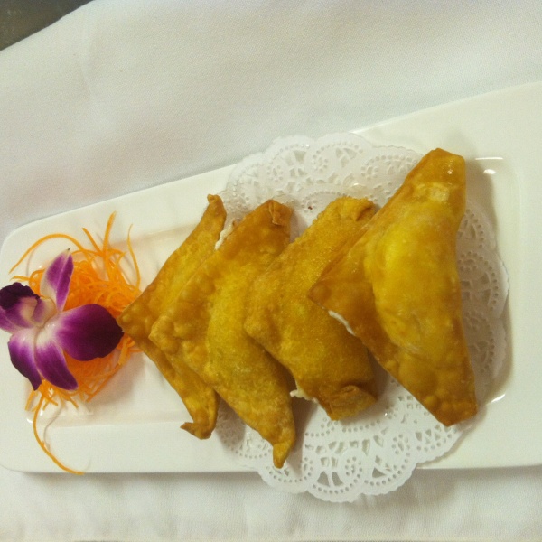 Order 22. Five Pieces Crab Meat Rangoon food online from Tasty Fusion store, Lyndhurst on bringmethat.com