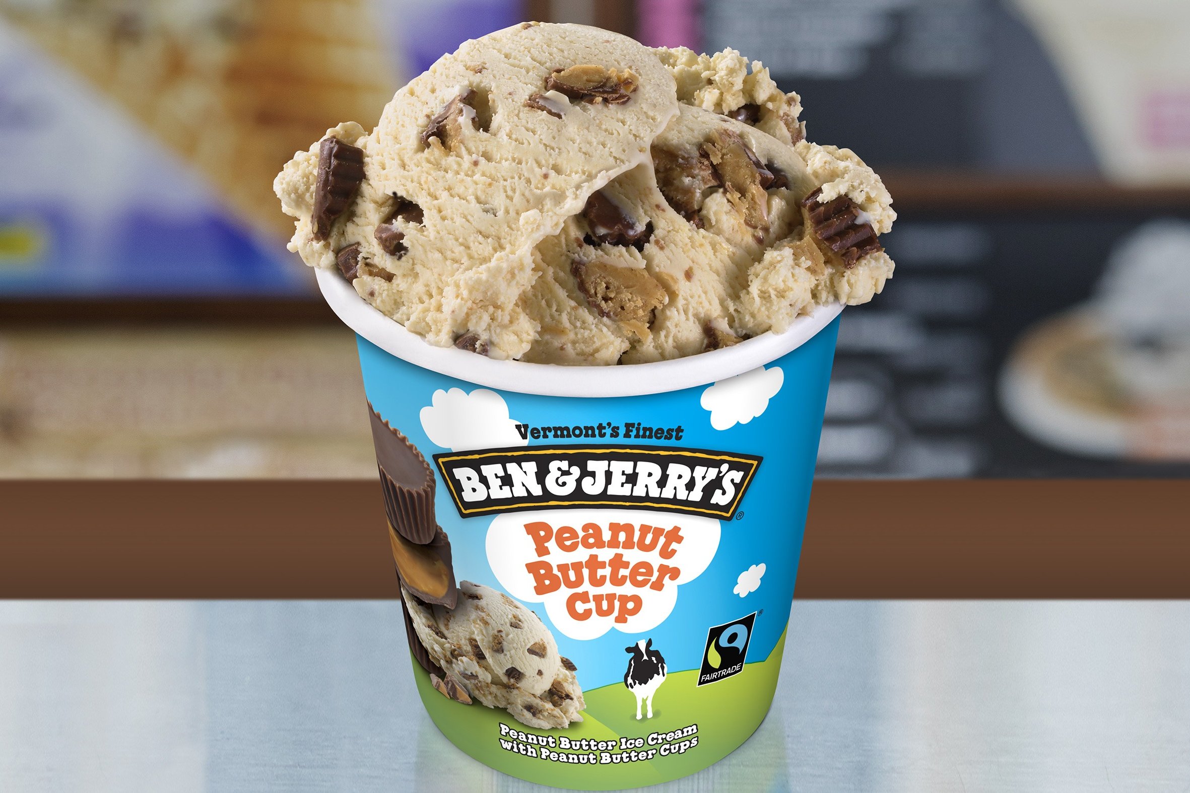 Order Peanut Butter Cup food online from Ben & Jerry's store, Plano on bringmethat.com