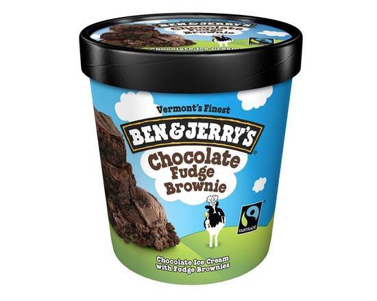 Order Ben & Jerry's Pint - Chocolate Fudge Brownies food online from Ice Cream & More Anaheim store, Anaheim on bringmethat.com