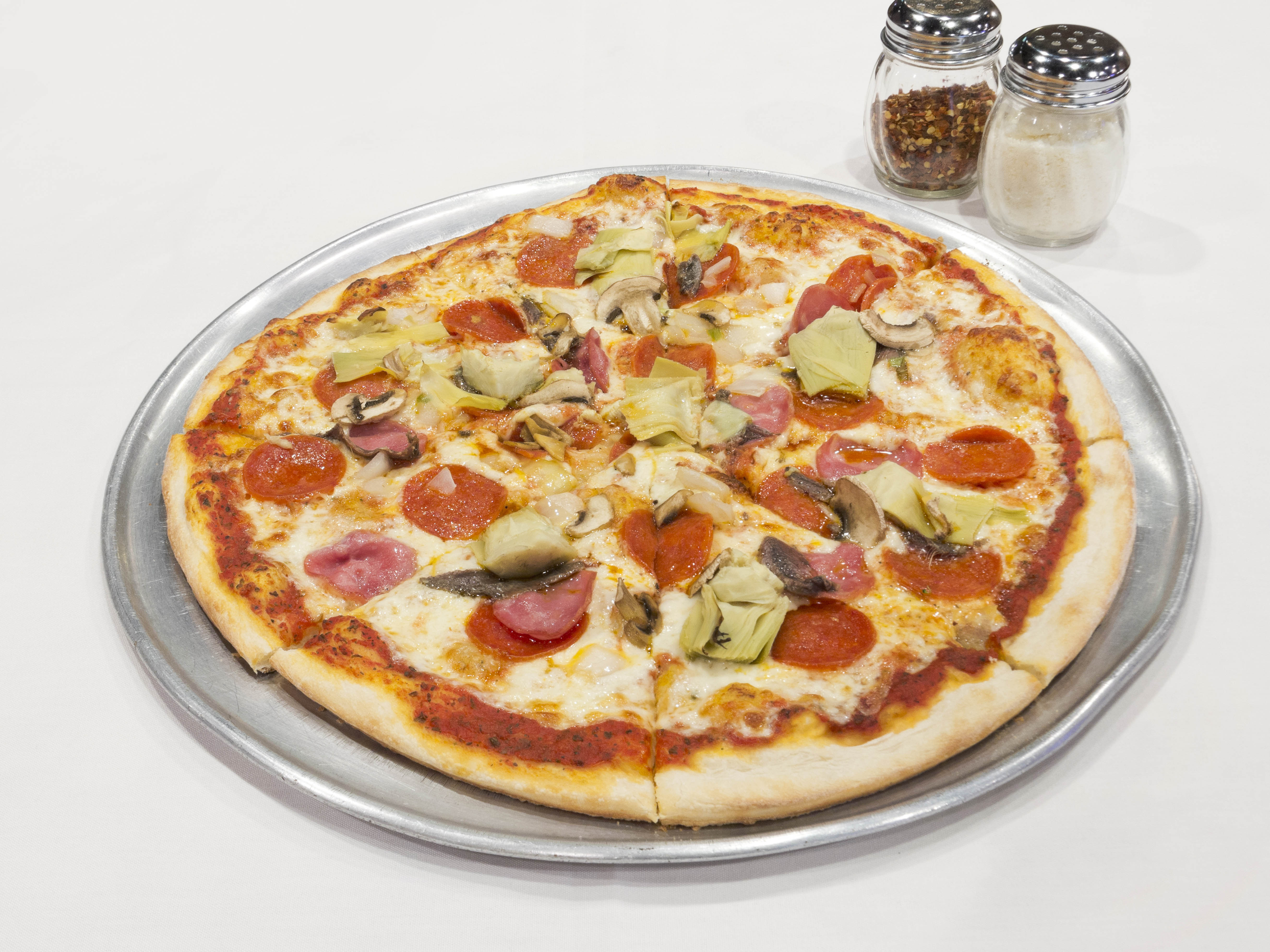 Order Supreme Pizza food online from Florentina's Italian Bistro store, Plano on bringmethat.com